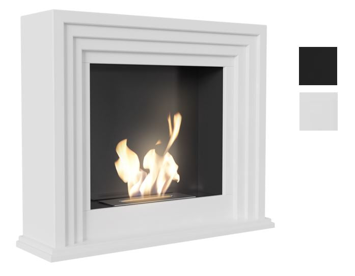 Kratki Biokamin Quaerere inkl. MDF-Verkleidung in weiß oder schwarz ➔ Klimaworld