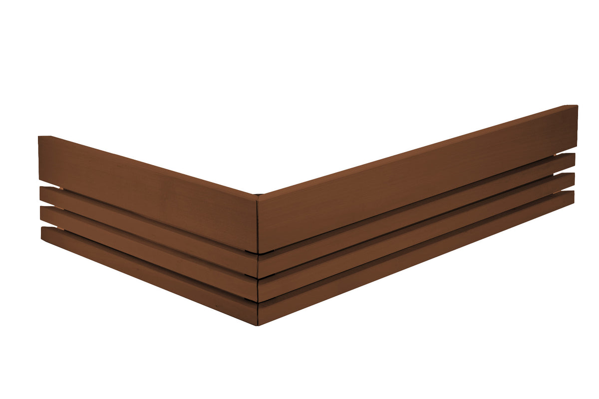 Sentiotec Holzreling Qube, Nuss | klimaworld.com