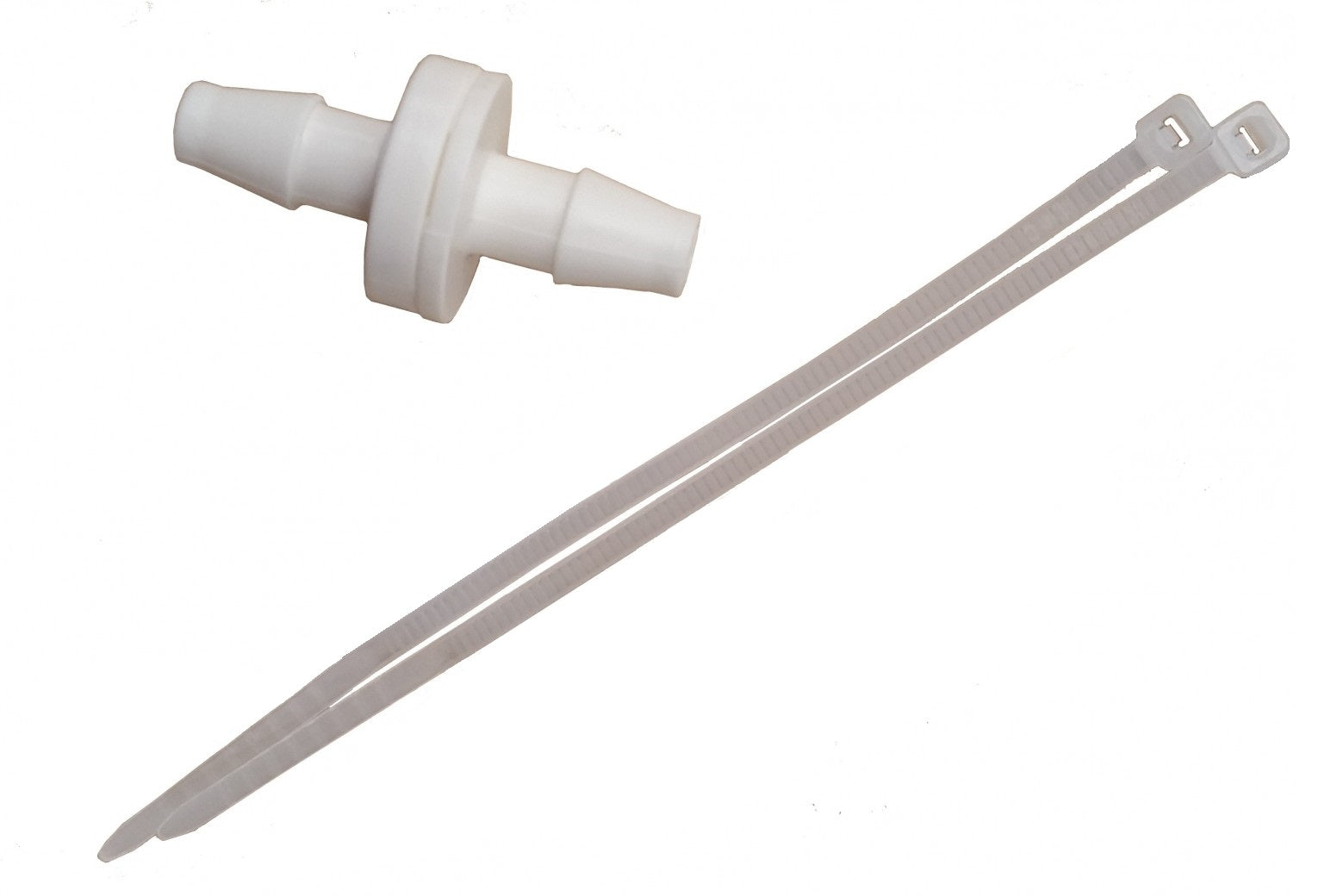 Rückschlagventil 6mm 1/4" für Kondensatleitung Kabelbindern zum fixieren