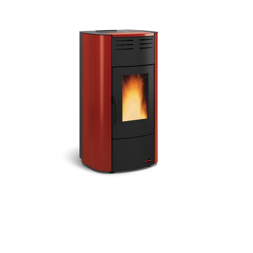 Extraflame Pelletofen Raffaella Idro in bordeaux