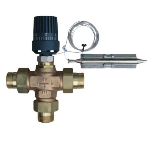 3-Wege Regelset- B 40-70°C Anschluss 1"AG