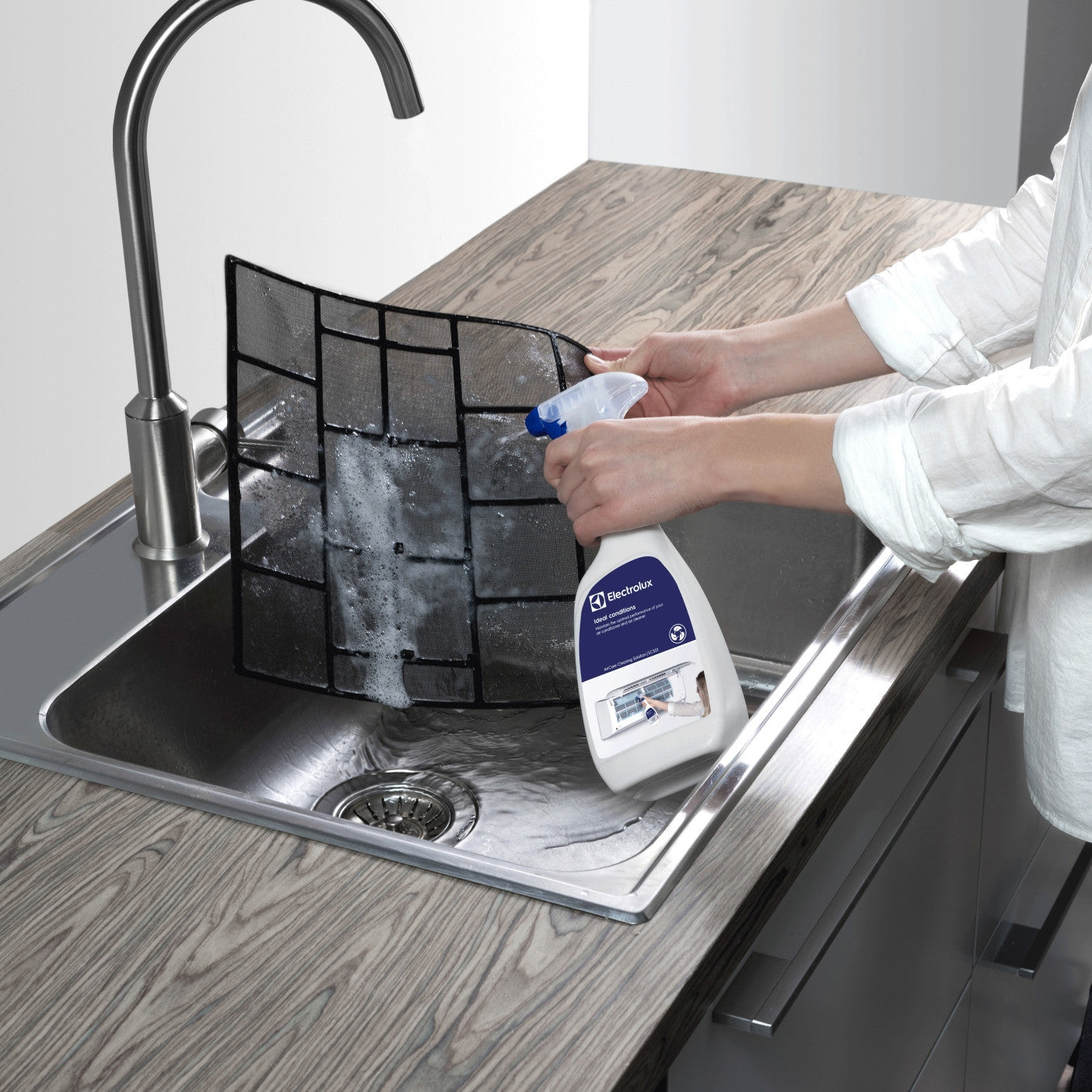 Anwendung am Staubfilter