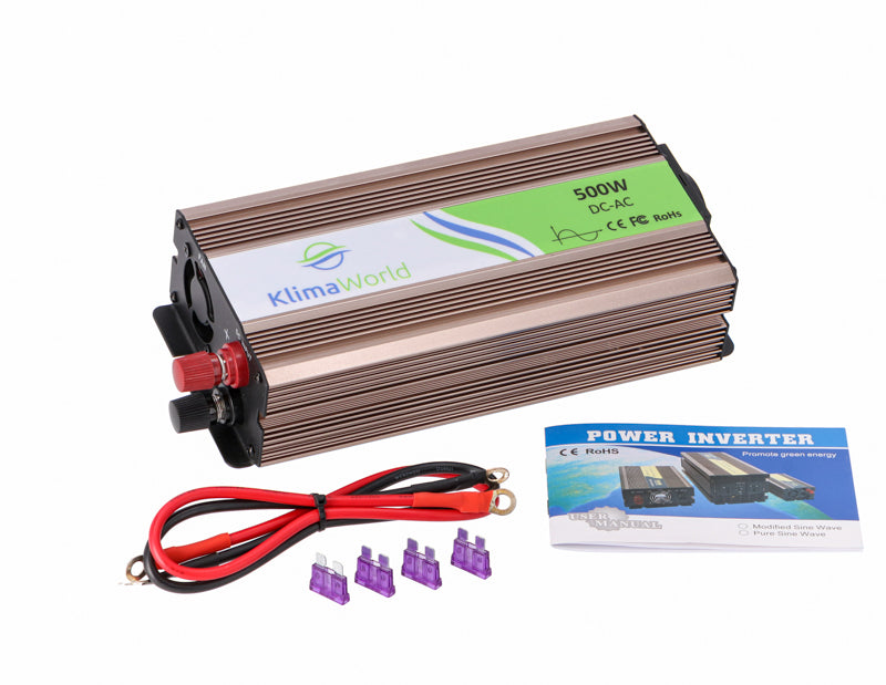 Rogerele Spannungswandler | REP500 | 12V auf 220V | 500W | Klimaworld