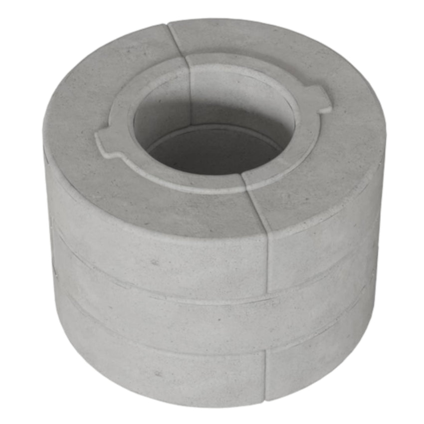 Kratki Akkumulationsscheibe aus Beton für Kaminofen Rollo hoch | Klimaworld.com