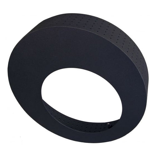 Broko Kaminofen-Rosette 150 schwarz