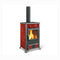 La Nordica Holzofen | Rossella R1 5.0 Liberty | Keramik Bordeaux | 9 kW