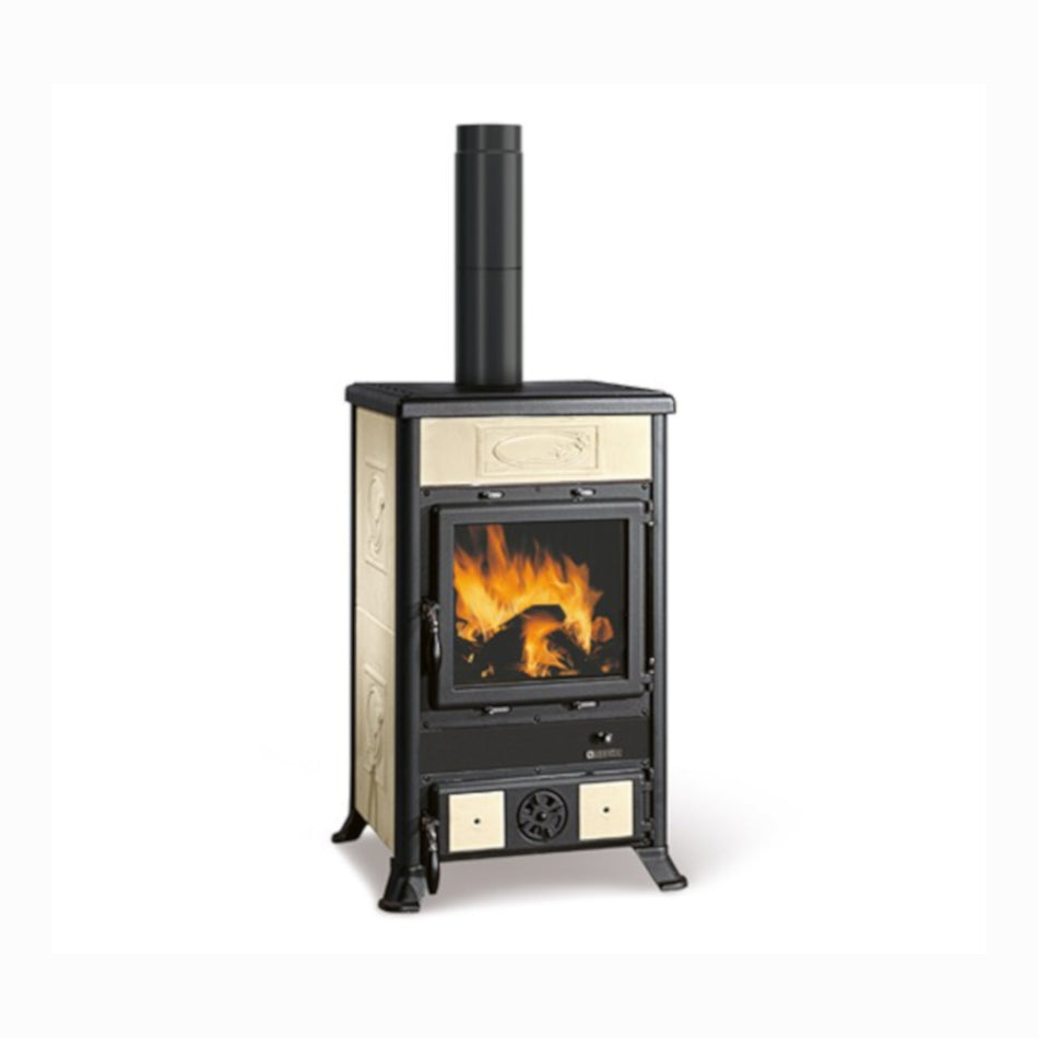 La Nordica Holzofen Rossella R1 5.0 Liberty Keramik Creme 9 kW | Klimaworld.com