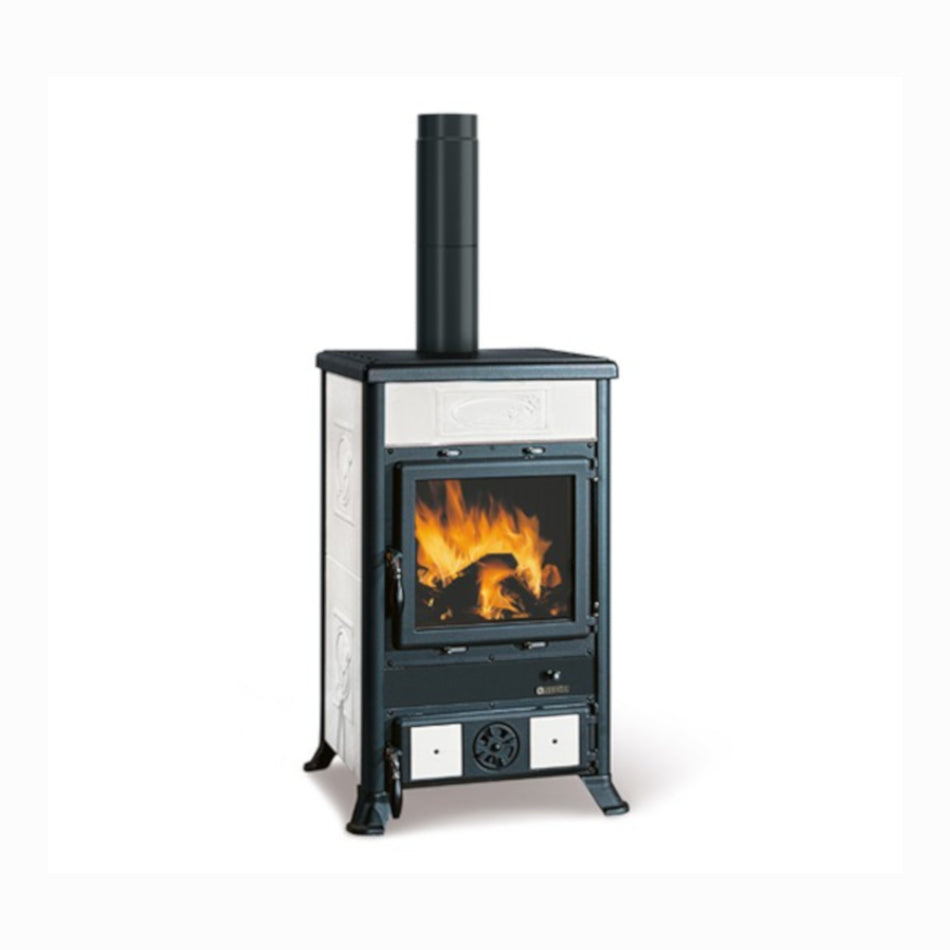 La Nordica Holzofen Rossella R1 5.0 Liberty Keramik Weiß 9 kW | Klimaworld.com
