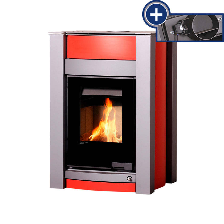 HS Flamingo | Kaminofen | Auquflam Verio | Kalmar | 11 kW ➔ Klimaworld.com