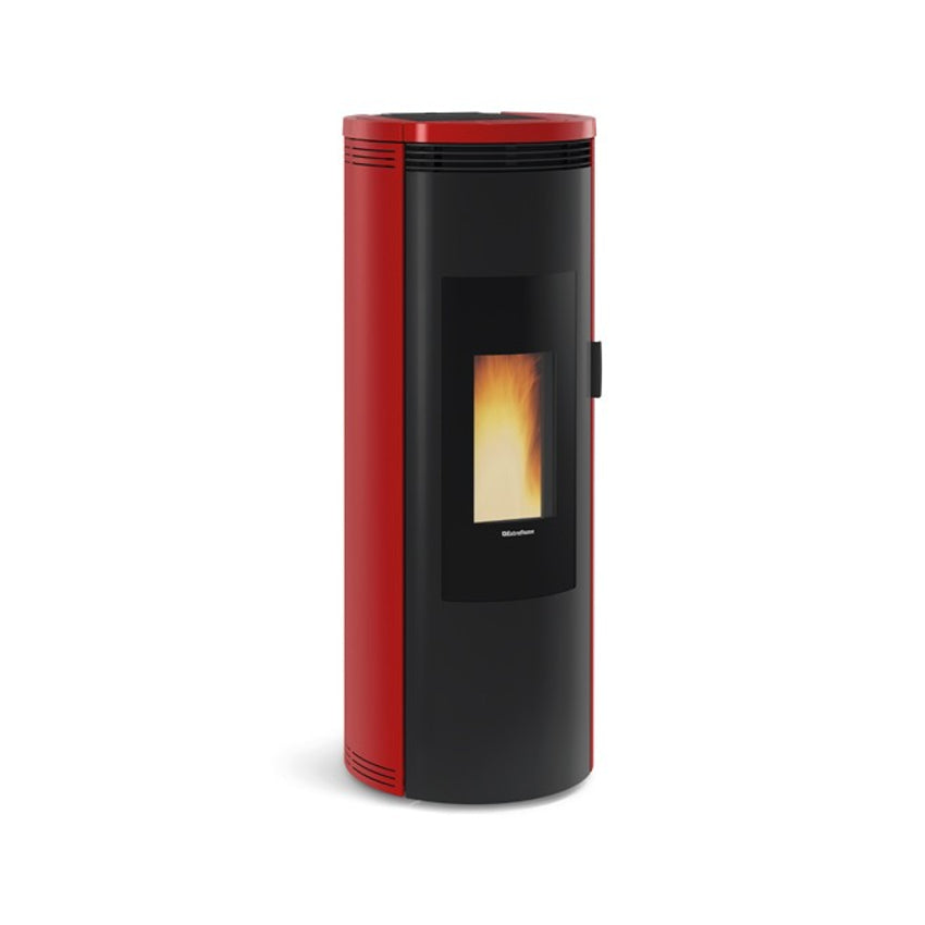 Extraflame Pelletofen Amika bordeaux | Belüftet | 8 kW