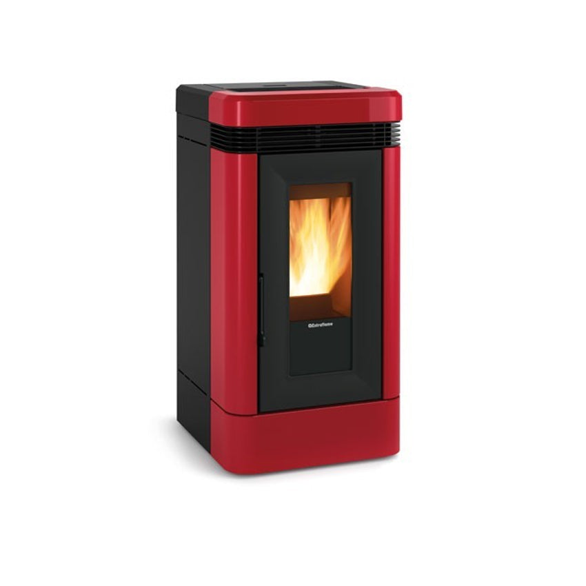 Extraflame Pelletofen Lucia Plus bordeaux | Kanalisierbar | 12 kW