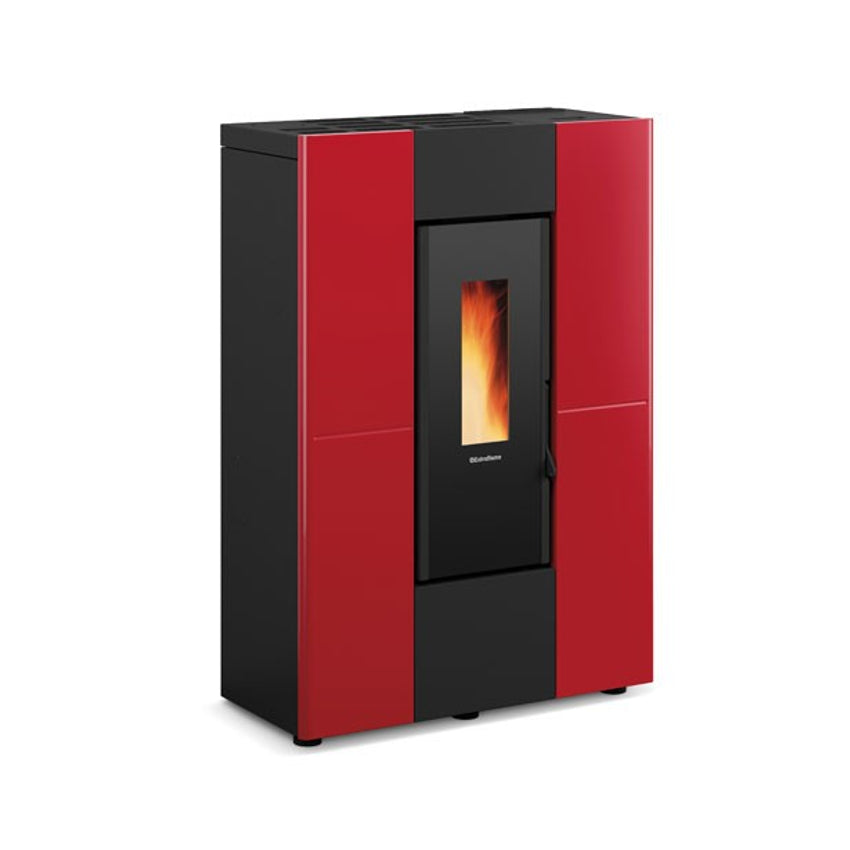 Extraflame Pelletofen | Kanalisierbar | Marilena Plus bordeaux