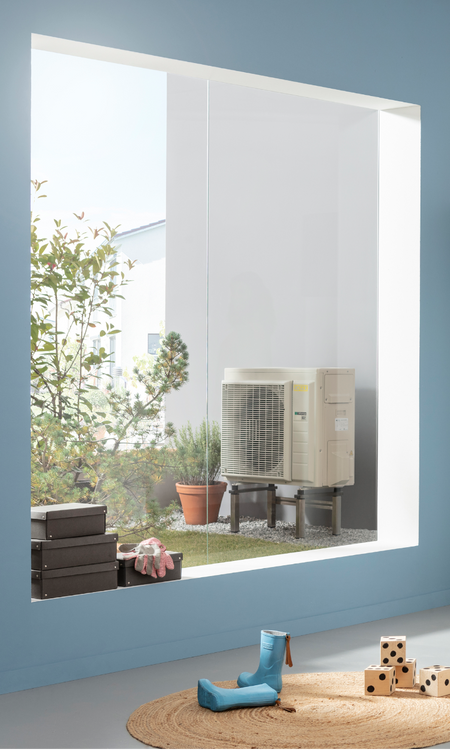 Rotex Wärmepumpen Außengerät | RRGA08DV elfenbein | 8 kW