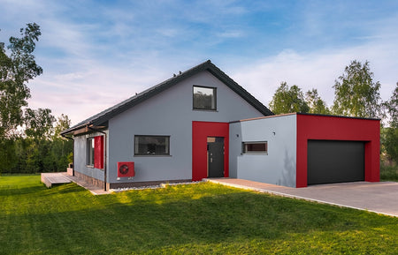 Rotex Wärmepumpen Außengerät | RRGA06DV-CR rubinrot | 6 kW