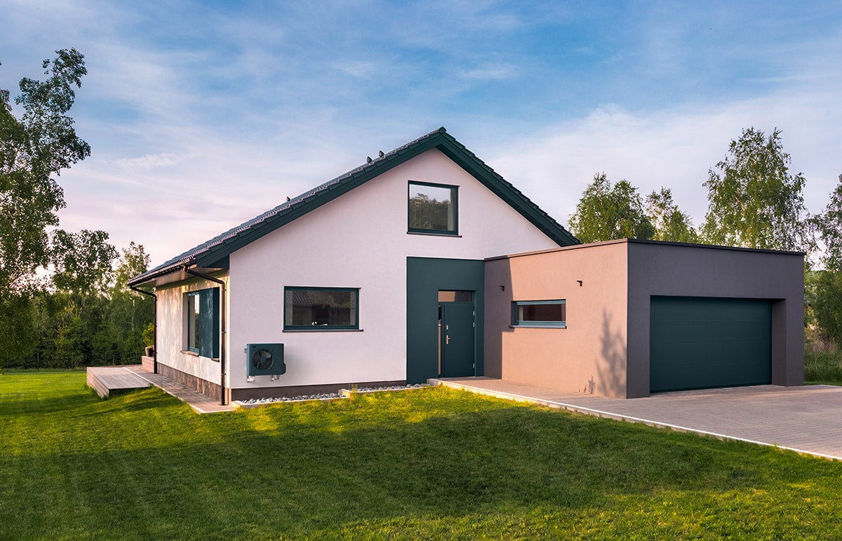 Rotex Wärmepumpen-Außengerät Hauswand RRGA08DV-CA anthrazitgrau