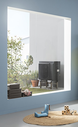 Rotex Wärmepumpen Außengerät | RRGA08DV-CA anthrazitgrau | 8 kW