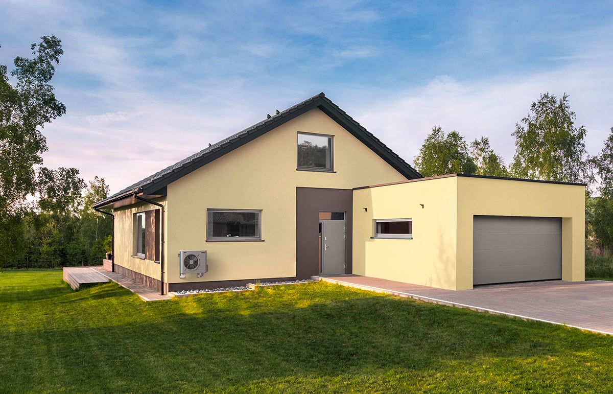 Rotex Wärmepumpen-Außengerät Hauswand RRGA08DV-CW weißaluminium
