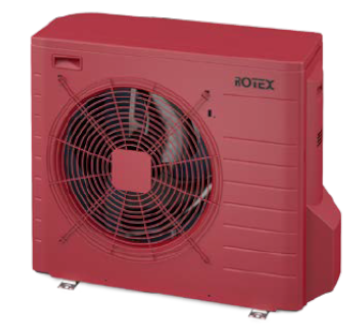 Rotex Wärmepumpen Außengerät | RRGA06DV-CR rubinrot | 6 kW