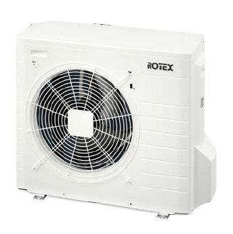 Rotex Wärmepumpen Außengerät | RRGA04DV-CV verkehrsweiß | 4 kW