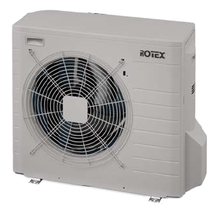 Rotex Wärmepumpen Außengerät | RRGA08DV-CW weißaluminium | 8 kW