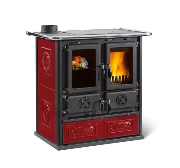 Küchenherd La Nordica Rosetta Sinistra 5.0 Keramik bordeaux | Klimaworld.com