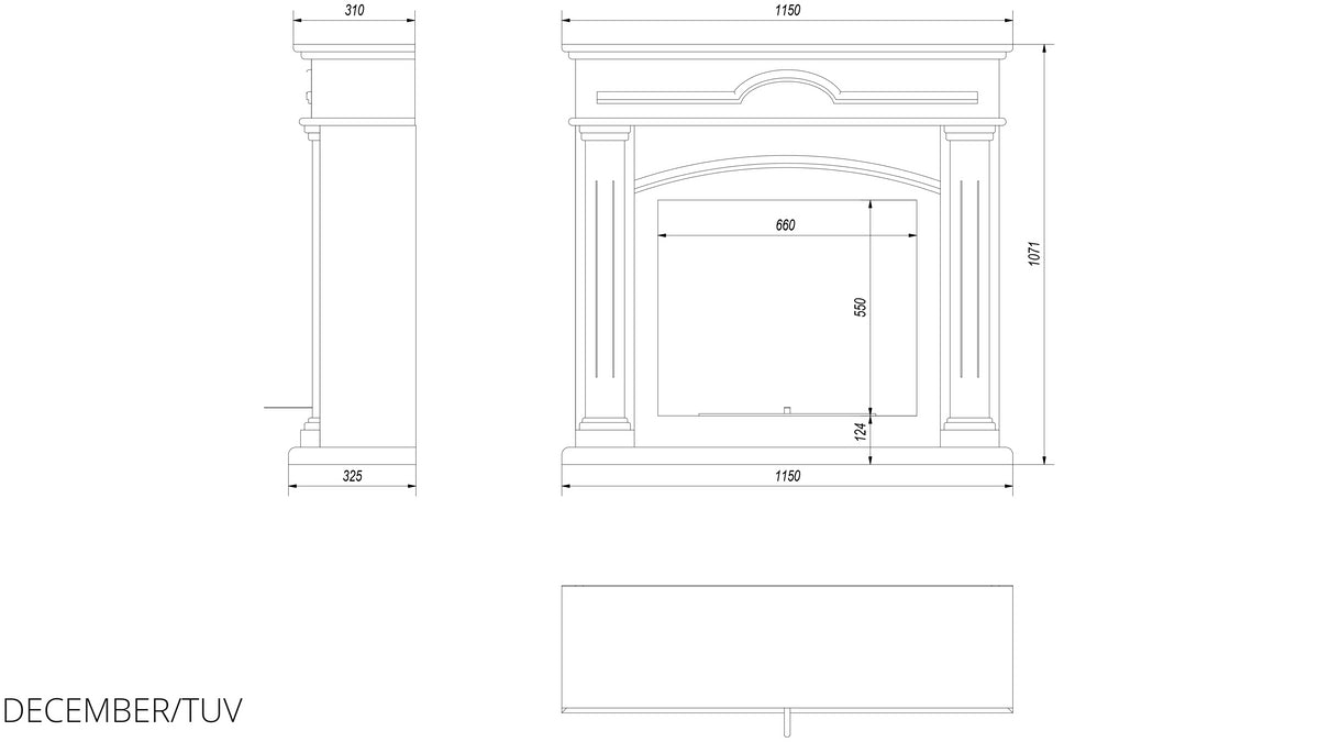 Technische Zeichnung - DECEMBER/TUV