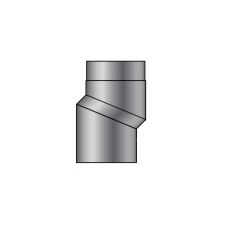 S-Versatzbogen, Ø 150 mm, Grau | Klimaworld.com