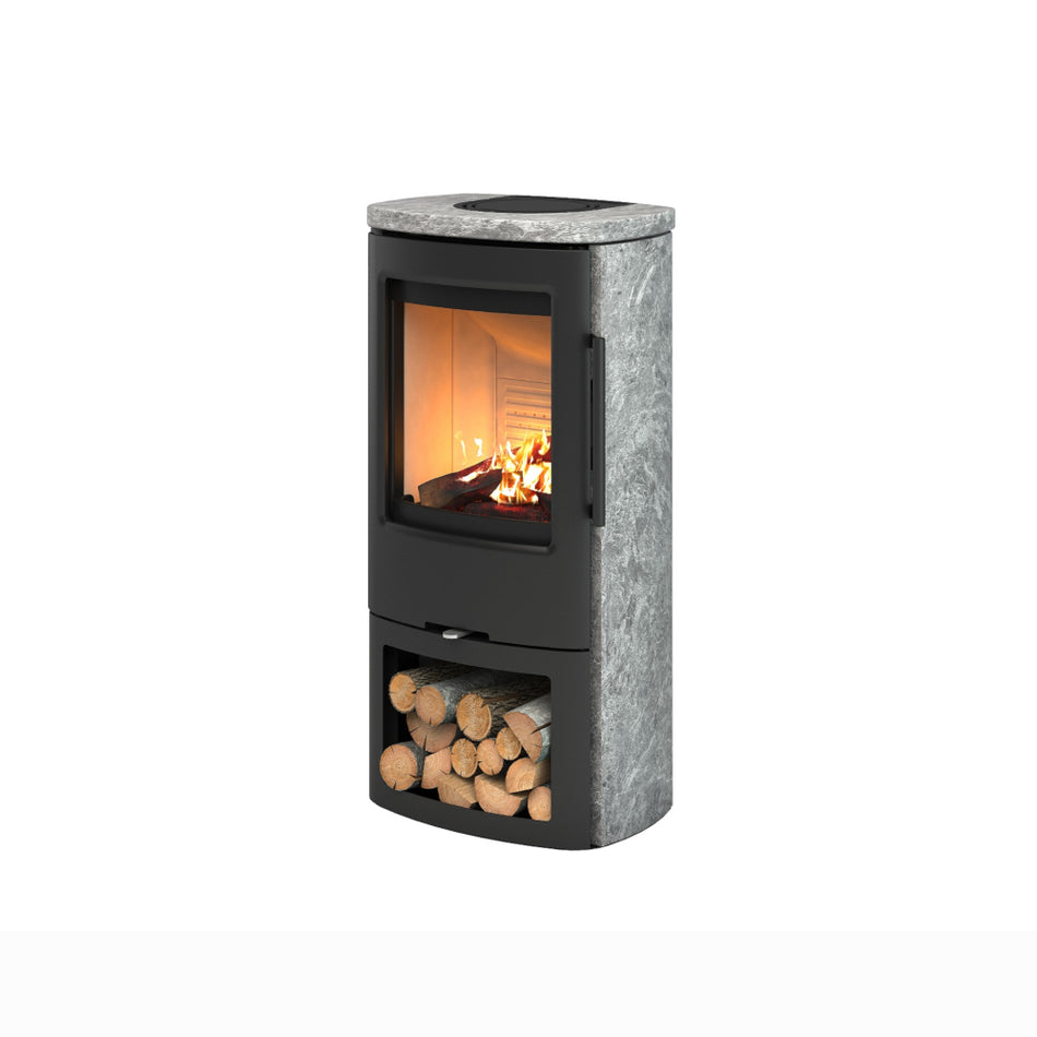 TermaTech Kaminofen | TT44S | Specksteinverkleidung | 4,8 kW | klimaworld.com