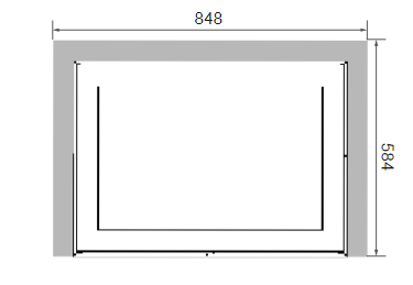S75 3-seitige Zierleiste