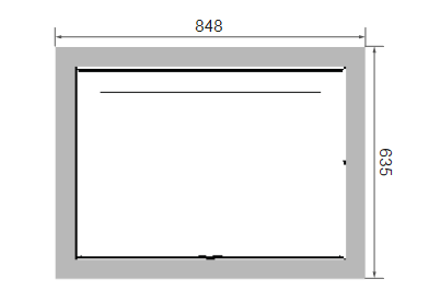 S75 4-seitige Zierleiste