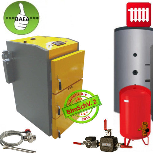  Solar Holzvergaser Proburner 2.0 Komplettsystem 40 kW 1x2000L