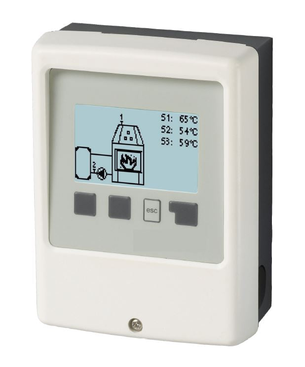 Sorel Biomasseregler für Feststoffbrennkessel | SBMC | wahlweise mit Fühler ➔ www.klimaworld.com