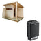 Sentiotec Sauna Komplettset Scala Medium | Saunaofen 100 | 5 Pers.
