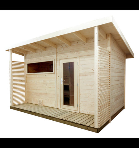 Sentiotec Sauna Set Scala LArge mit Saunaofen Nordex Next und Steuerung wave.com4 | klimaworld.com