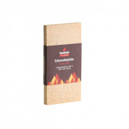 KaminoFlam | Schamotteplatten 250 × 124 × 20 mm | Klimaworld.com