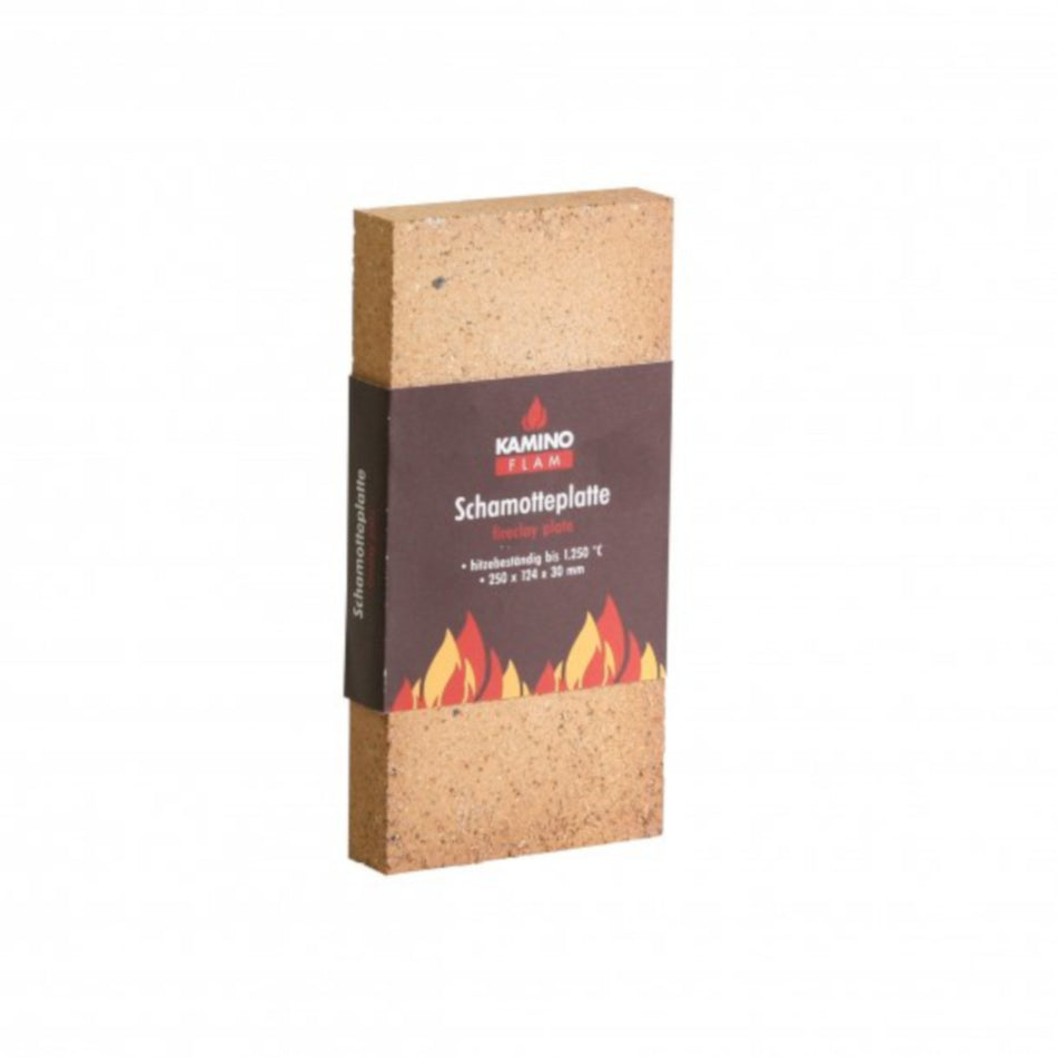 KaminoFlam | Schamotteplatten 250 x 124 x 30 mm | Klimaworld.com