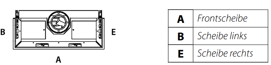 Wanders Gaskamineinsatz Lenga 500 | Eckscheibe AB | 9,3 kW