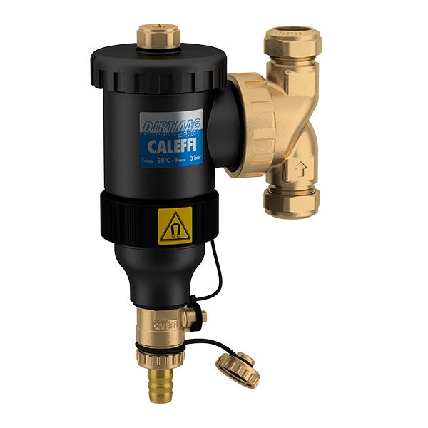 Caleffi DIRTMAG - Schlammabscheider mit Magnet Ø 28mm Klemmverschraubung