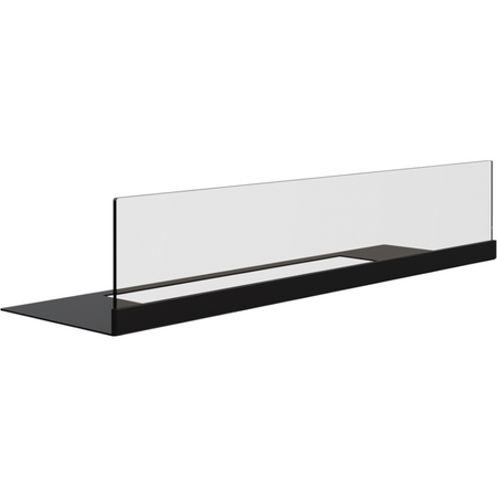 Kratki Schutzglas Biokamin mit Bodenplatte | Bravo