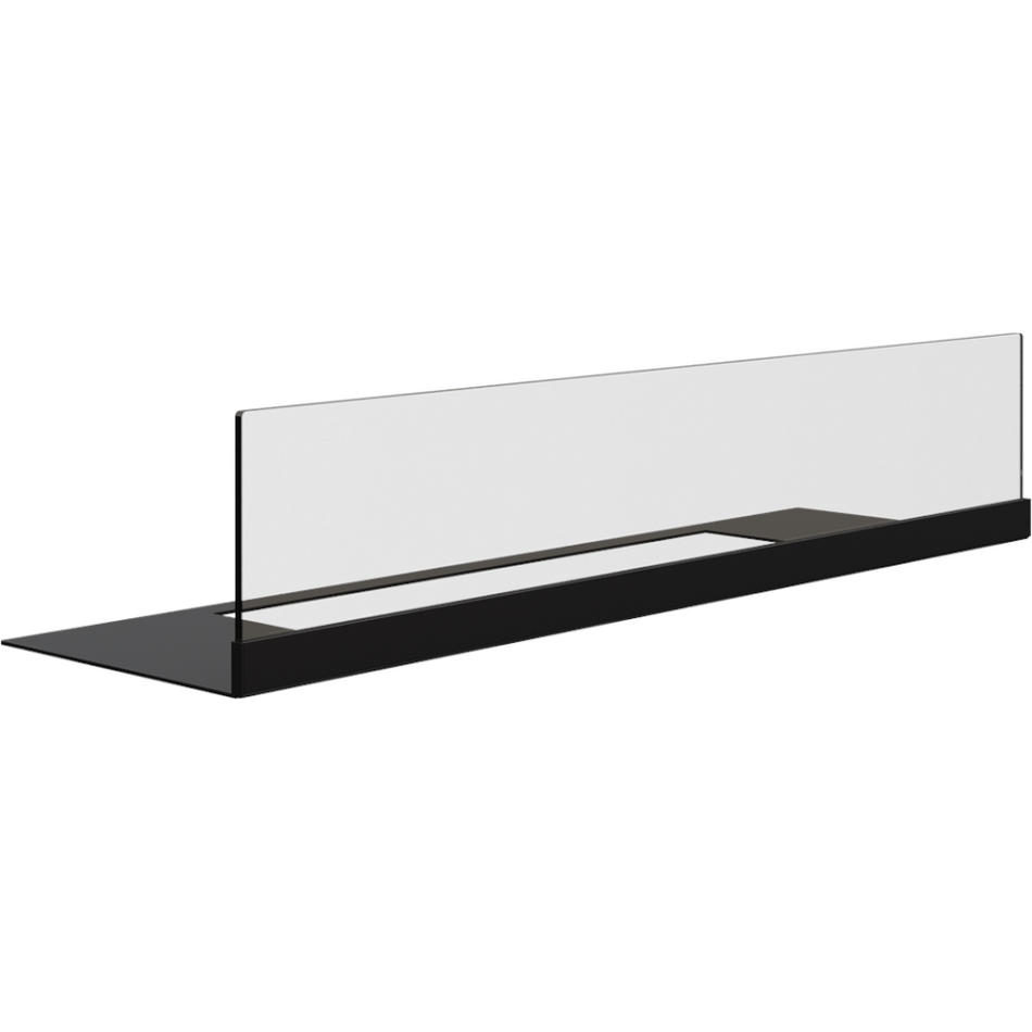 Kratki Schutzglas Biokamin mit Bodenplatte | Bravo