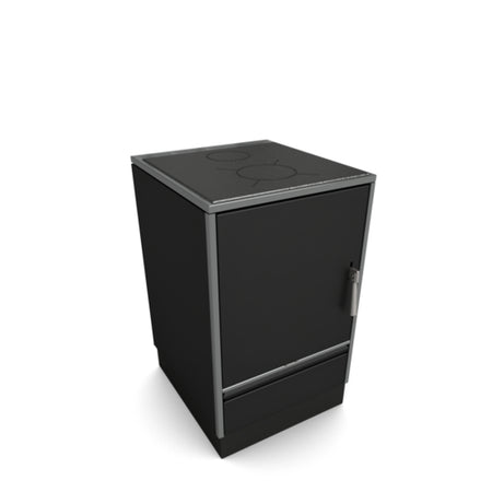 Glutos Küchenofen HH 03 S, schwarz | klimaworld.com