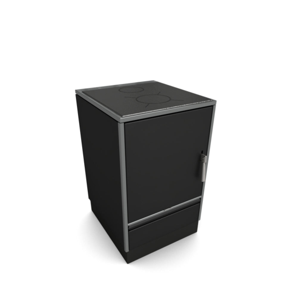 Glutos Küchenofen HH 03 S, schwarz | klimaworld.com