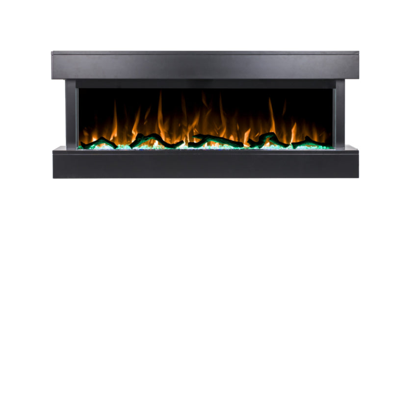 Aflamo Elektrokamin Modena, schwarz | klimaworld.com