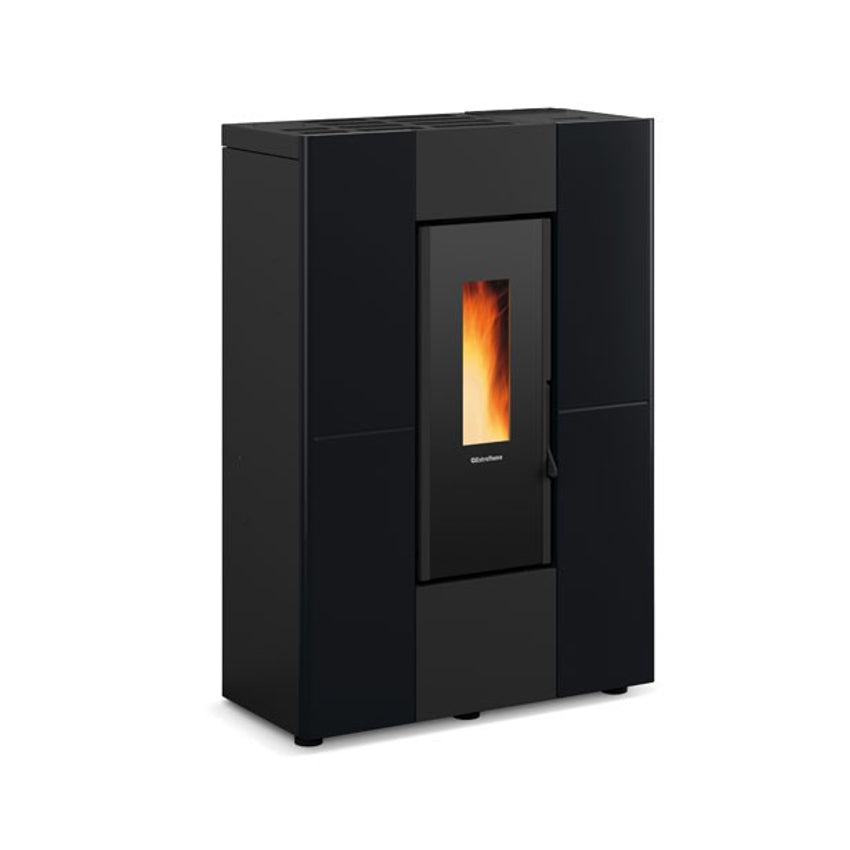 Extraflame Pelletofen | Kanalisierbar | Marilena Plus schwarz