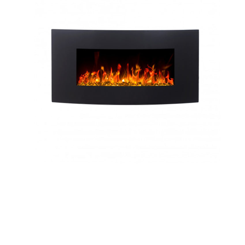 Aflamo Elektrokamin Malibu 36, schwarz | klimaworld.com