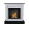 Aflamo Bio-Kamin | Vigo Stone mit Einsatz Bio 60 | beton/schwarz