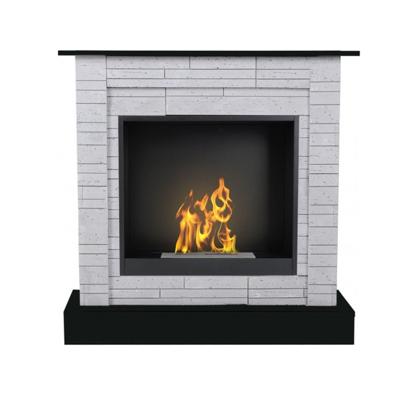 Aflamo Bio-Kamin | Vigo Stone mit Einsatz Bio 60