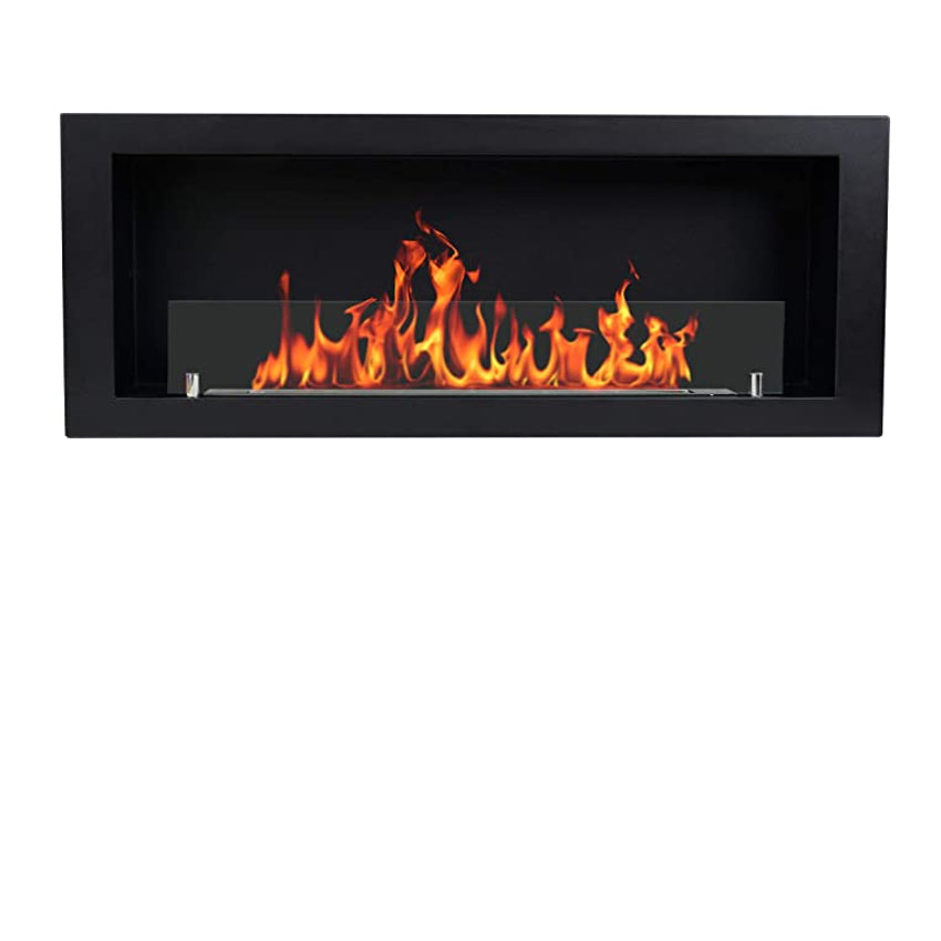 Aflamo Bio-Kamin Wandkamin | Supreme 120 | schwarz