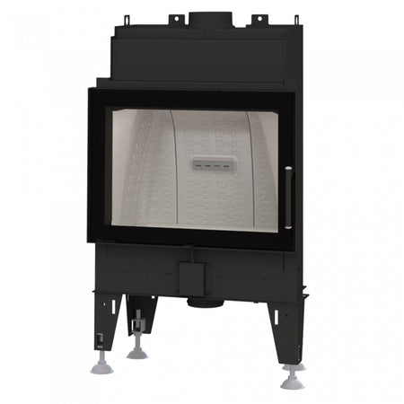 Warmluft Kamineinsatz BEF Feel 7 | schwenkbar | 7kW | gerade Scheibe | Klimaworld.com 