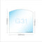 Segmentbogen G31 Funkenschutzplatte - Glasplatte ESG | 1200 x 1200 mm